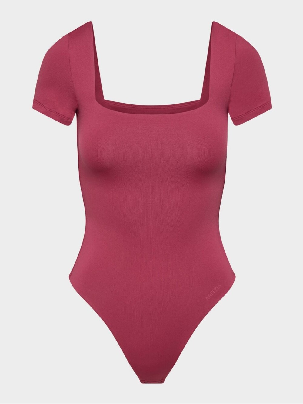 Aritzia Contour Square Neck Short Sleeve Bodysuit
